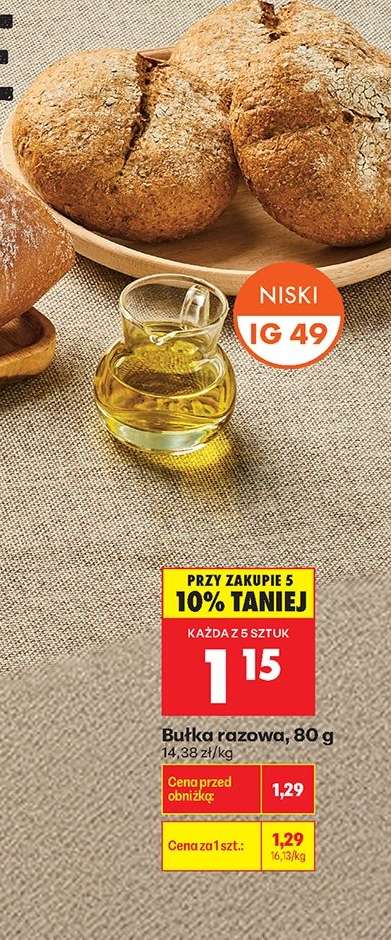 Bułka razowa 80 g
