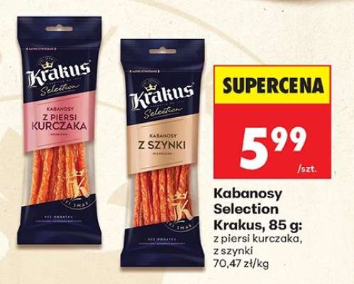 Kabanosy Selection Krakus, 85 g
