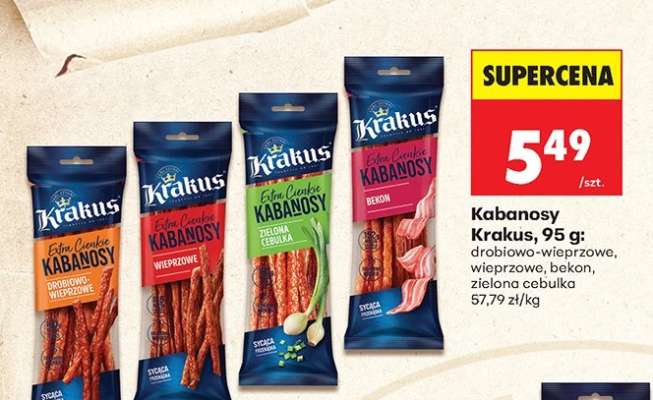 Kabanosy Krakus, 95 g
