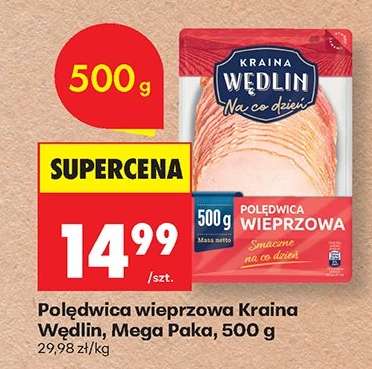 Polędwica wieprzowa Kraina Wędlin, Mega Paka, 500 g
