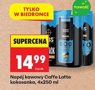 Napój kawowy Caffe Latte kokosanka, 4x250 ml