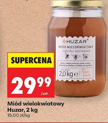 Miód wielokwiatowy Huzar 2 kg