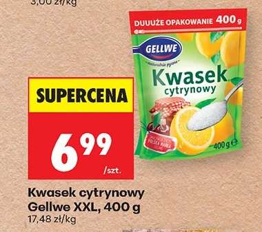 Kwasek cytrynowy Gellwe XXL, 400 g