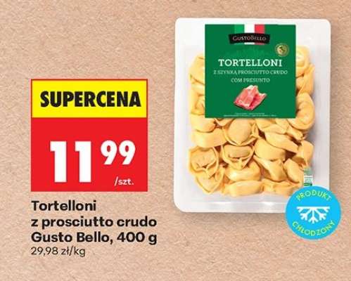 Tortelloni z prosciutto crudo Gusto Bello, 400 g