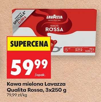 Kawa mielona Lavazza Qualita Rossa, 3x250 g