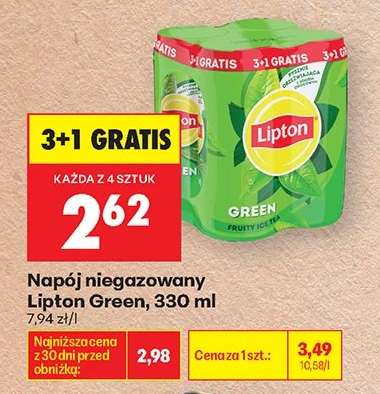 Napój niegazowany Lipton Green, 330 ml