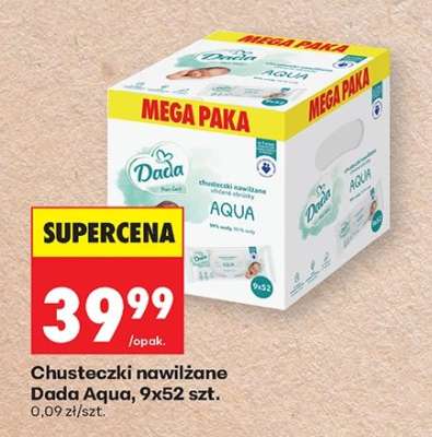 Chusteczki nawilżane Dada Aqua, 9x52 szt.