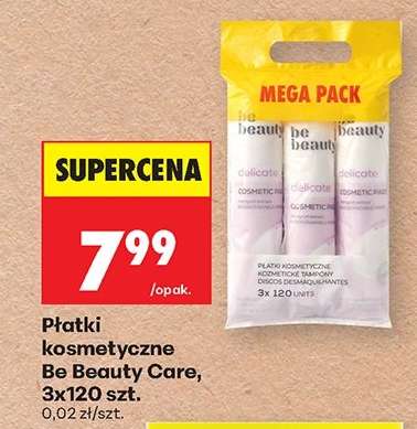 Płatki kosmetyczne Be Beauty Care, 3x120 szt.