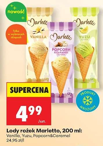 Lody rożek Marletto, 200 ml