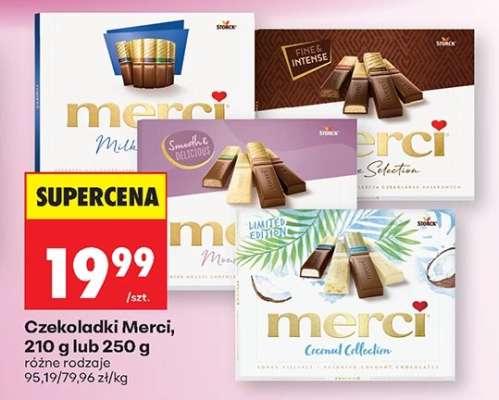 Czekoladki Merci, 210 g lub 250 g