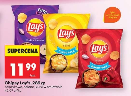 Chipsy Lay's, 285 g