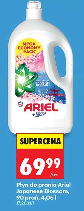 Płyn do prania Ariel Japanese Blossom, 90 prań, 4,05 l