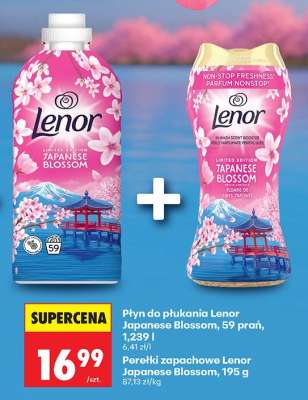 Płyn do płukania Lenor Japanese Blossom, 59 prań, 1,239 l