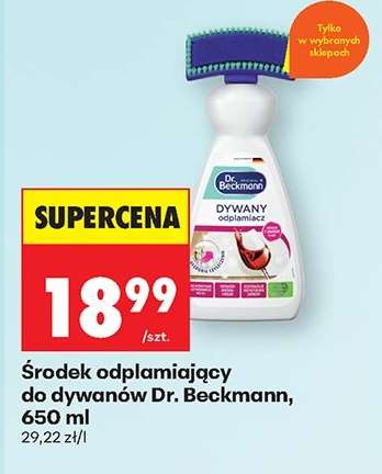 Środek odplamiający do dywanów Dr. Beckmann, 650 ml
