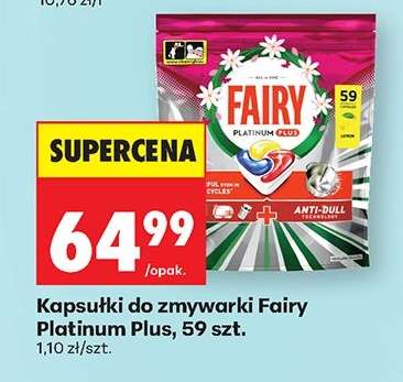 Kapsułki do zmywarki Fairy Platinum Plus, 59 szt.