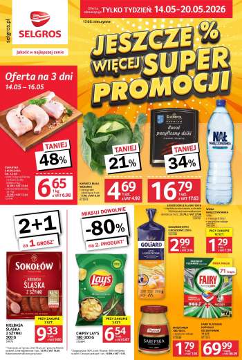 Gazetka Selgros - 14.05.2026 - 20.05.2026.