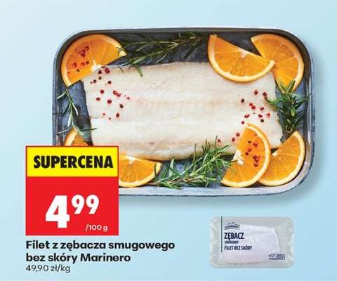 Filet z zębacza smugowego bez skóry Marinero