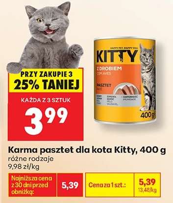 Karma pasztet dla kota Kitty, 400 g
