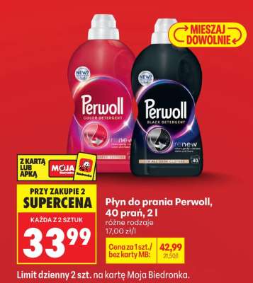 Płyn do prania Perwoll, 40 prań, 2 l
