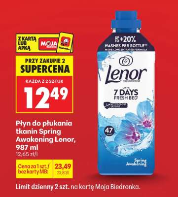 Płyn do płukania tkanin Spring Awakening Lenor, 987 ml