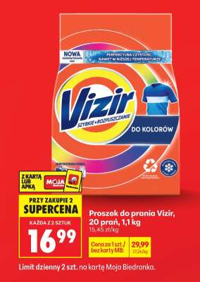 Proszek do prania Vizir 20 prań 1,1 kg