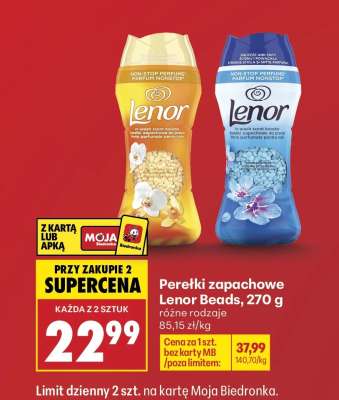 Perełki zapachowe Lenor Beads, 270 g
