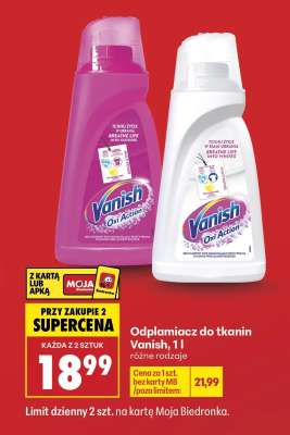 Odpamiacz do tkanin Vanish, 1 l