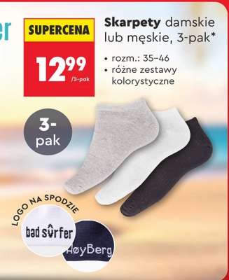Skarpety damskie lub męskie 3 pak