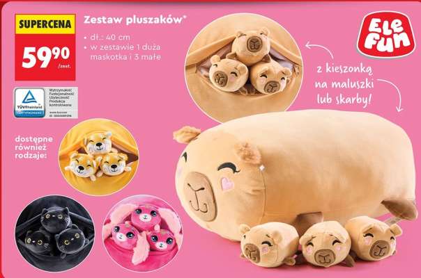 Zestaw pluszaków