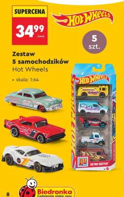 Zestaw 5 samochodzików Hot Wheels