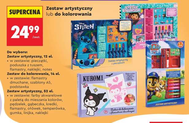 Zestaw artystyczny lub do kolorowania