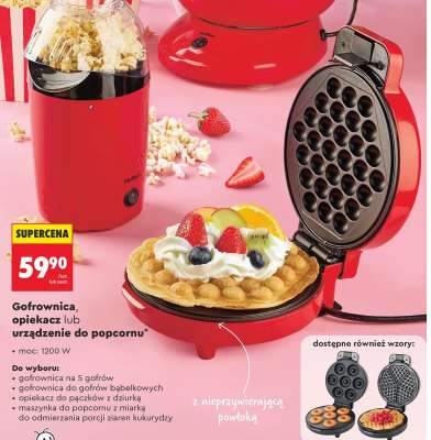 Gofrownica, opiekacz lub urządzenie do popcornu