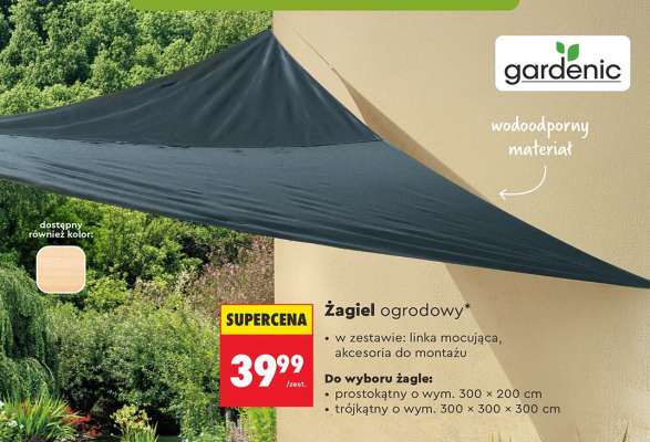 Żagiel ogrodowy