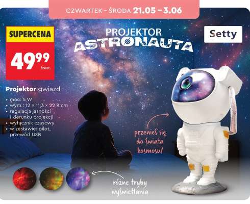 PROJEKTOR ASTRONAUTA