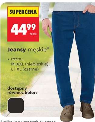 Jeansy męskie