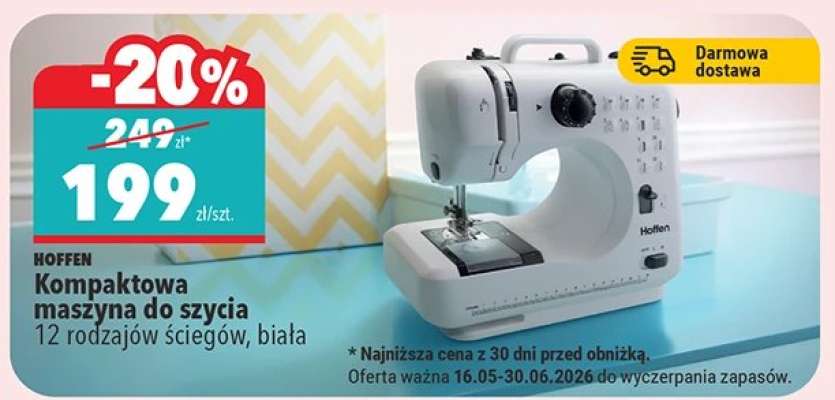 Kompaktowa maszyna do szycia