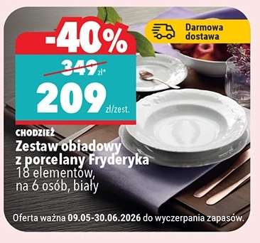 Zestaw obiadowy z porcelany Fryderyka