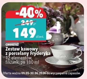 Zestaw kawowy z porcelany Fryderyka