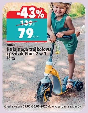 Hulajnoga trójkołowa i jeździk Elios 2 w 1