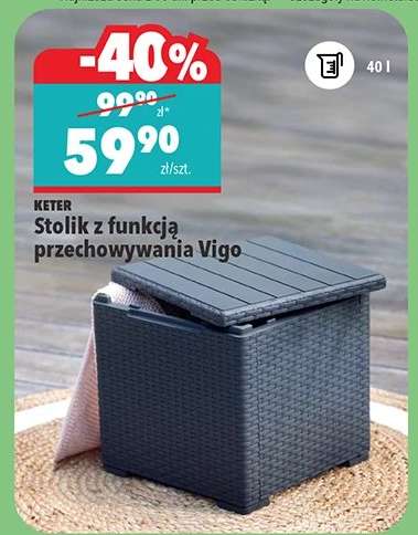 Stolik z funkcją przechowywania Vigo