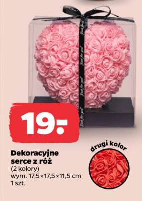Dekoracyjne serce z róż