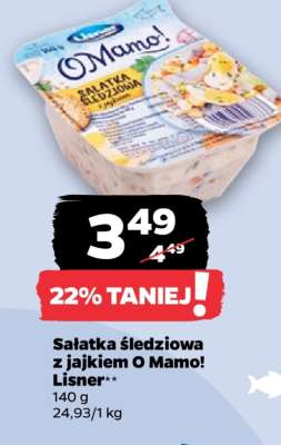 Sałatka śledziowa z jajkiem O Mamo! Lisner