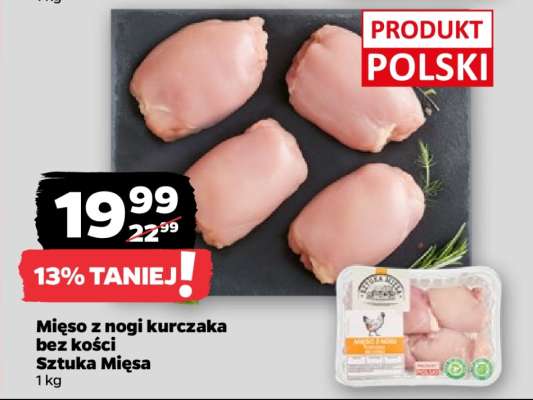 Mięso z nogi kurczaka bez kości