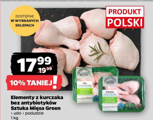 Elementy z kurczaka bez antybiotyków Sztuka Mięsa Green