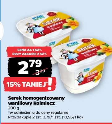 Serek homogenizowany waniliowy Rolmlecz