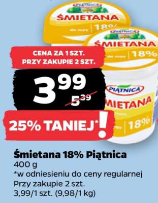 Śmietana 18% Piątnica