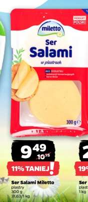 Ser Salami Miletto plastry