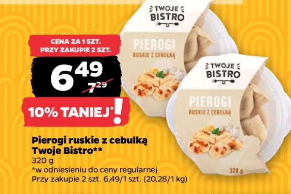 Pierogi ruskie z cebulką Twoje Bistro