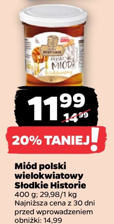 Miód polski wielokwiatowy Słodkie Historie