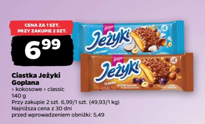 Ciastka Jeżyki Goplana